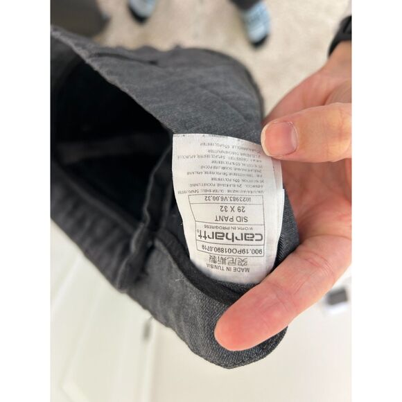 Carhartt WIP Work In Progress Sid Pant Men's Size 29x32 Gray Wool Office‎ Pants - Picture 5 of 11